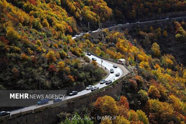 بازگشایی بزرگراه تهران شمال و محور کرج چالوس